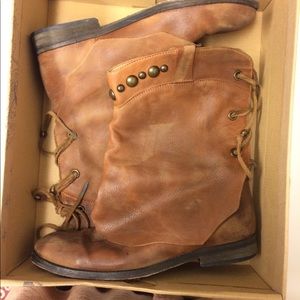 Free People Leather Booties